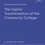 The cover page of a publication titled "The Digital Transformation of the Community College."